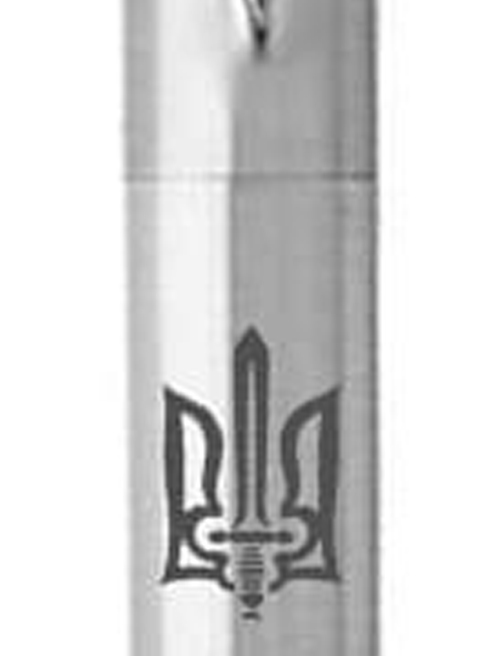 Ручка шариковая Parker JOTTER UKRAINE Stainless Steel CT BP Трезубец ОУН (глад.) 16132_T030t