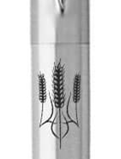 Ручка шариковая Parker JOTTER UKRAINE Stainless Steel CT BP Трезубец из колосков 16132_T059b