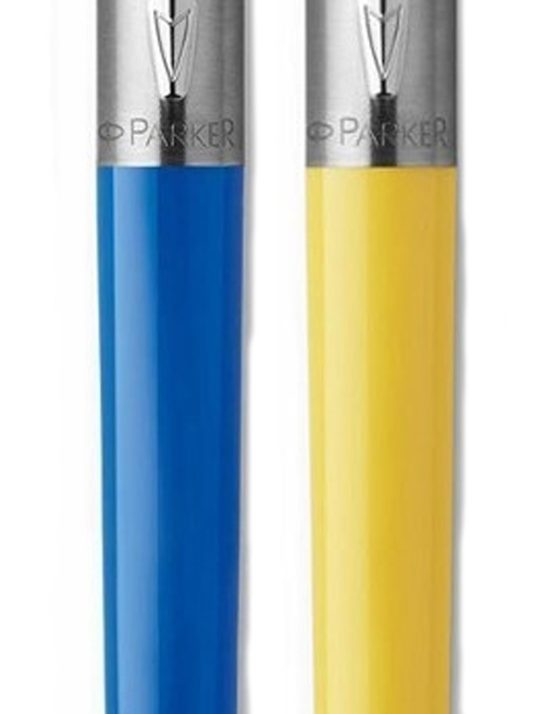 Набір Parker JOTTER UKRAINE Originals Blue CT BP + Yellow CT BP (2 кулькові ручки)