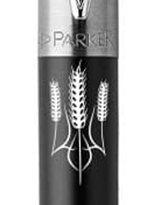 Ручка шариковая Parker JOTTER UKRAINE Bond Street Black CT BP Трезубец из колосков 16232_T059w