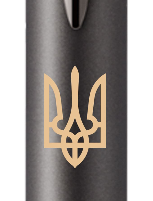 Ручка шариковая Parker IM Professionals UKRAINE Monochrome Titanium BP Трезубец 28032_T001y
