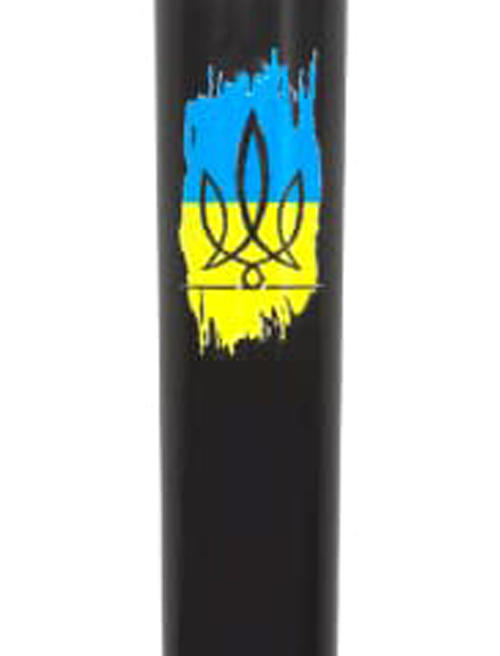 Ручка шариковая Parker JOTTER Originals UKRAINE Black CT BP Трезубец фигурный на фоне флага 15632_T1026u