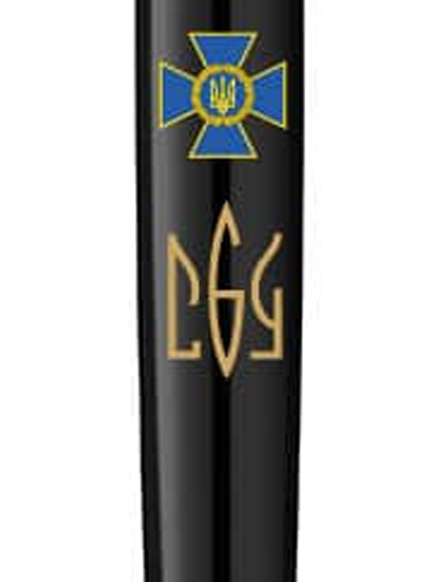 Ручка шариковая Parker JOTTER Originals SPECIAL Black CT BP Эмблема СБУ + Трезубец СБУ 15632_P1035u