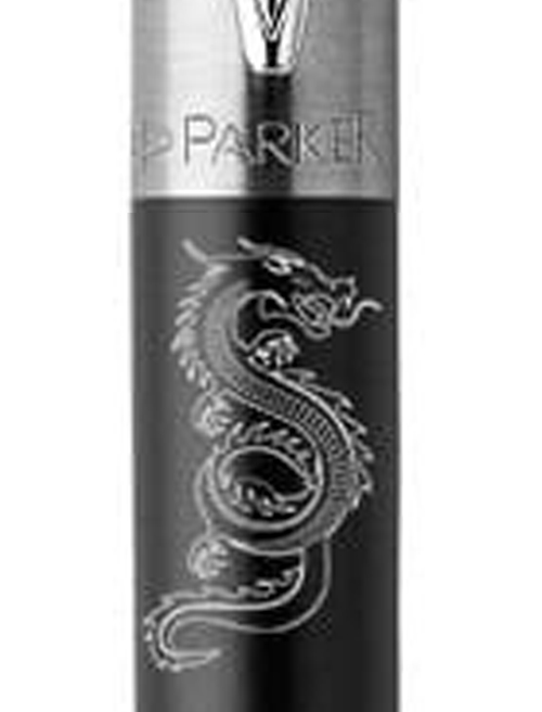 Ручка шариковая Parker JOTTER ZODIAC Bond Street Black CT BP Деревянный Дракон 16232_Z302w