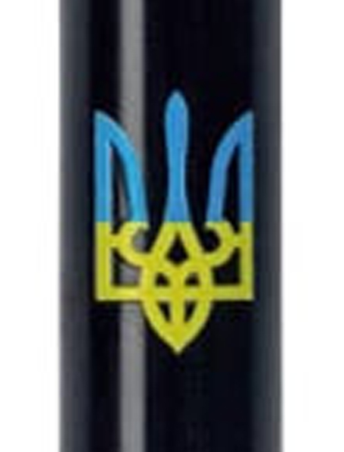 Ручка-ролер Parker IM UKRAINE Black GT RB Тризуб синьо-жовтий 22022_T0016u